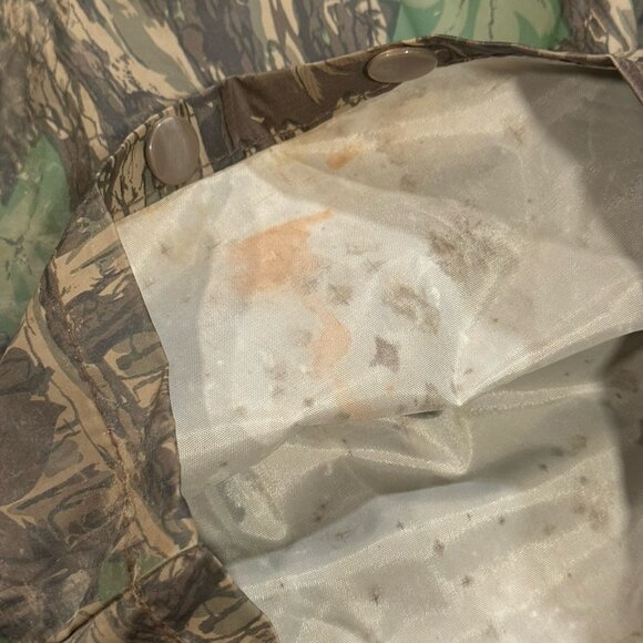 Pro Rainer Trebark Series Mens Outdoor Hunting Camouflage Nylon Rain Pants Large - Picture 9 of 11